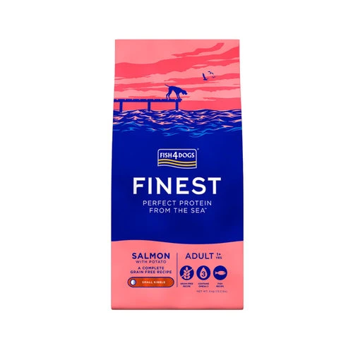 Fish4Dogs Finest Adult Complete - Lachs Große Brocken