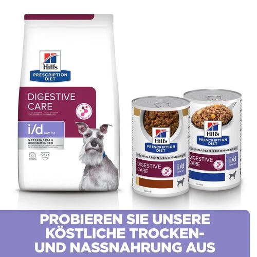 Hill's Prescription Diet I/d Low Fat Digestive Care Hundefutter Original – Bild 2