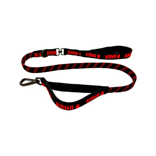 KONG Zero-Shock Leash - Schwarz