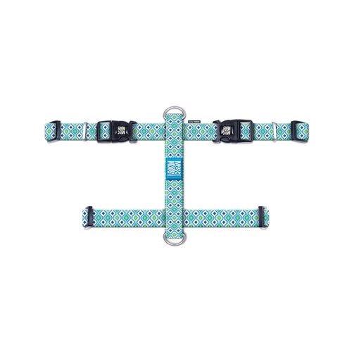 Max & Molly H-Geschirr - Retro Blue